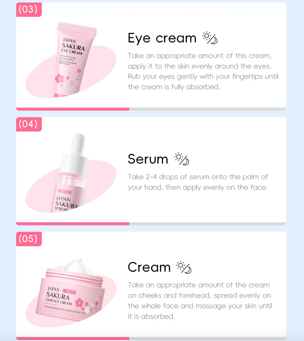 Cherry Blossom Skincare Set โ 6pcs