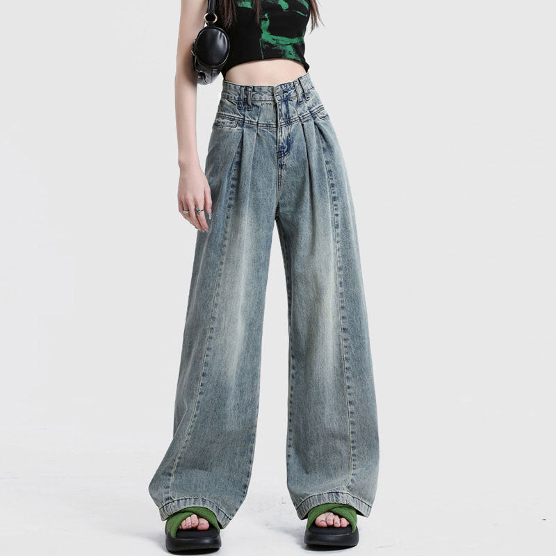 2019 Winter Streetwear Couple's Loose Denim Pants