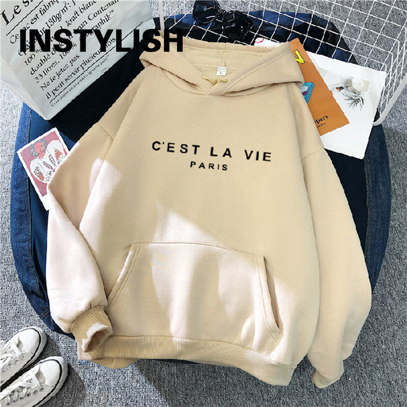 Women's Loose Print Hoodie Dress - 2023 Streetwear Top