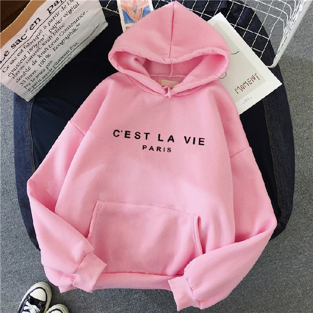 Women's Loose Print Hoodie Dress - 2023 Streetwear Top