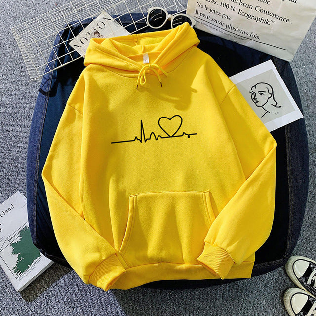 Women's Loose Print Hoodie Dress - 2023 Streetwear Top