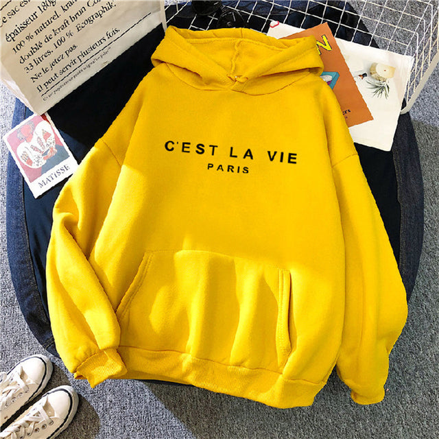Women's Loose Print Hoodie Dress - 2023 Streetwear Top