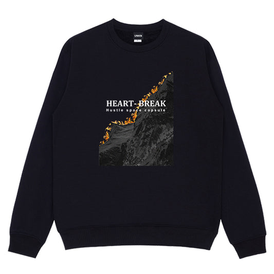 Streetwear Vintage Black Graphic Sweatshirt for All