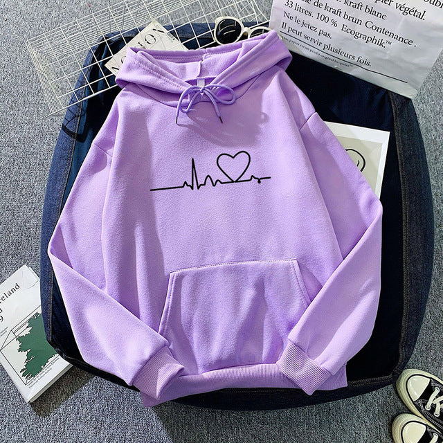 Women's Loose Print Hoodie Dress - 2023 Streetwear Top