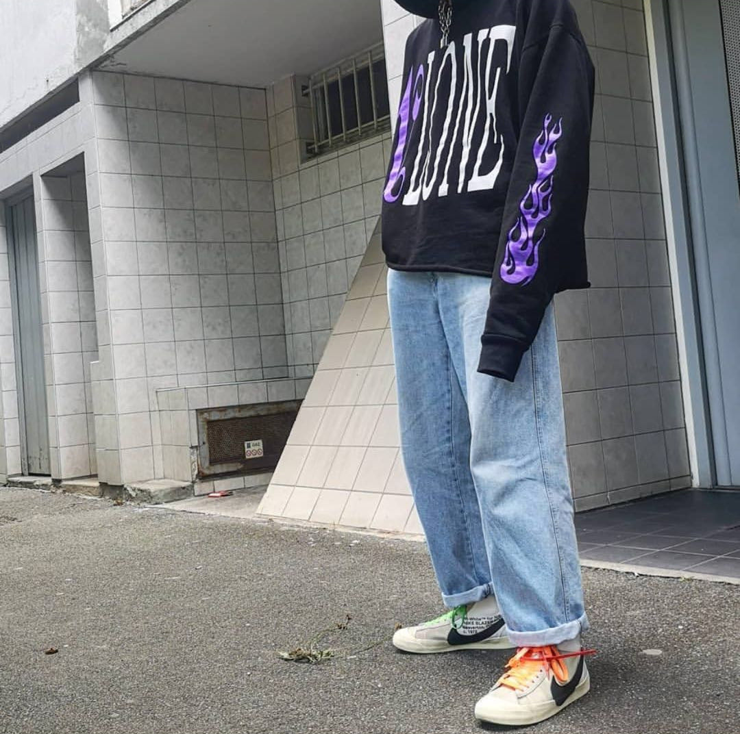 VLONE Hiroshi Fujiwara Lightning Hoodie for Streetwear