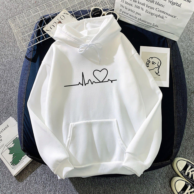 Women's Loose Print Hoodie Dress - 2023 Streetwear Top