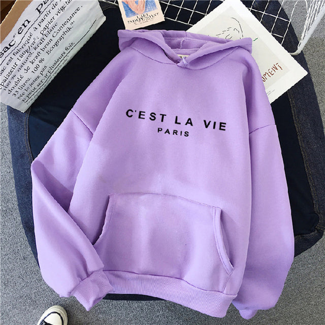 Women's Loose Print Hoodie Dress - 2023 Streetwear Top